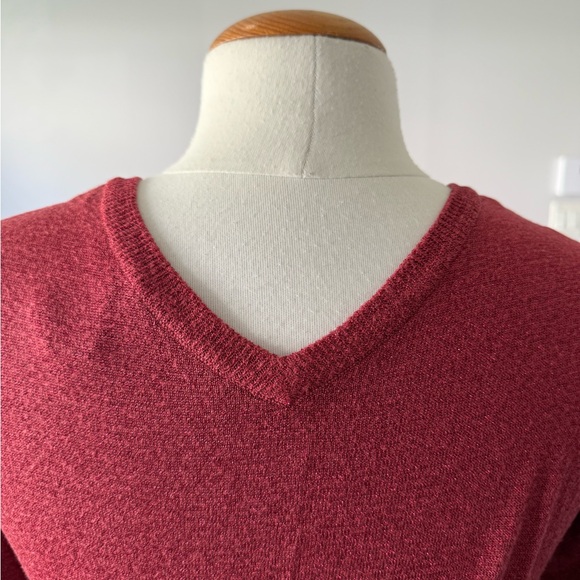 Red Lace-Up Sweater - Picture 4 of 7